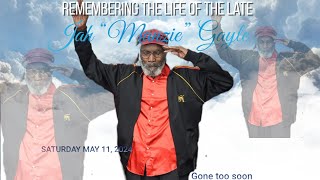 Funeral service for the late Jah “Manzie” Gayle