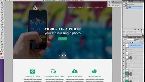 PSD to Boot Strap (Grabbing our navbar images) Tutorial for Beginners # 2