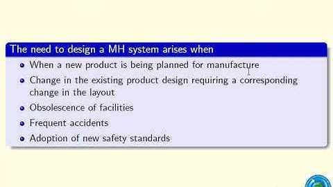 ME476 Material Handling & Facilities Planning Module IV-3