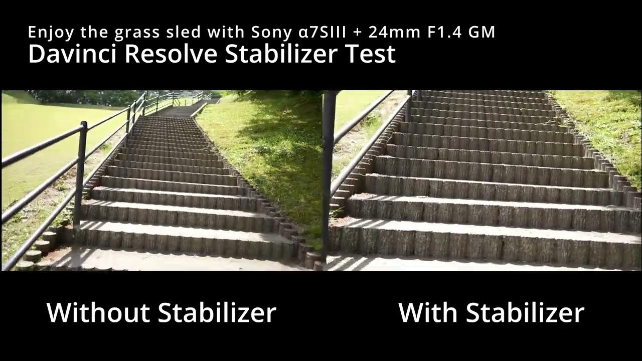 Davinci Resolve Stabilizer Test The perfect comparison (With or