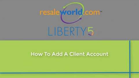 How To Add A Client Account In The Liberty 5 Consignment Software