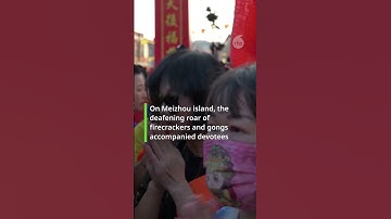 Taiwanese worshippers follow Mazu to mainland China despite cross-strait tensions