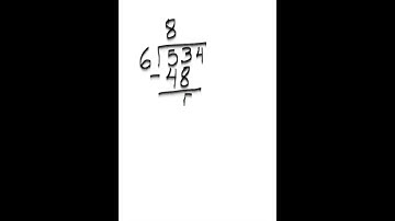 534 divided by 6 five hundred thirty four divided by six