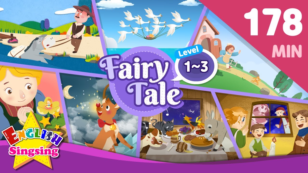 All Stories   Fairy tale Compilation  178 minutes English Stories Reading Books