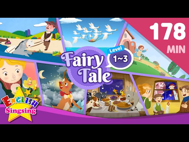 All Stories - Fairy tale Compilation | 178 minutes English Stories (Reading Books) class=