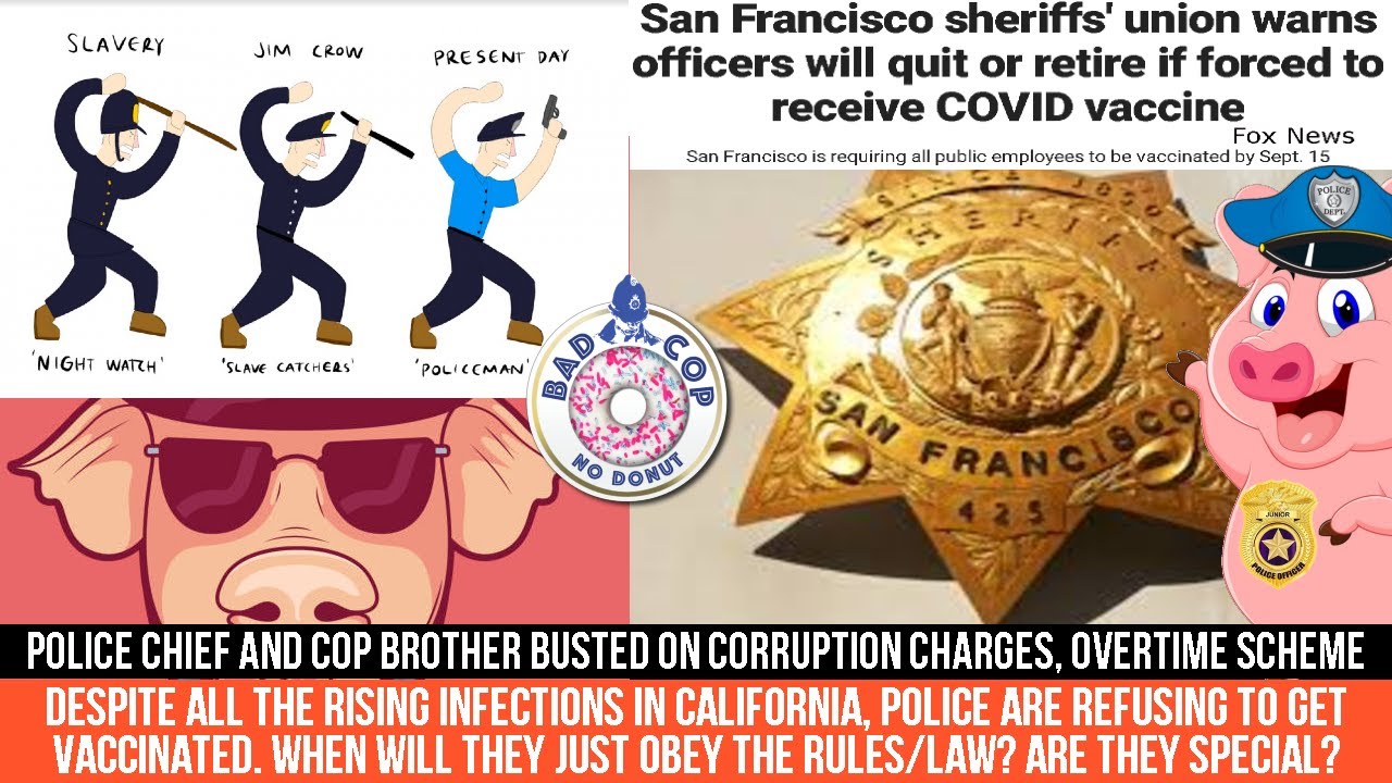 ⁣San Francisco Sheriff's Union Says Officers Would Quit or Retire if Told to Vaccinate #covid #a