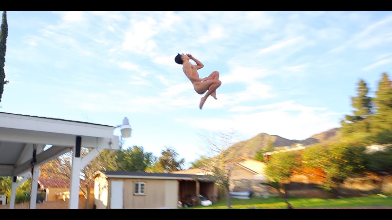 ROB JUMPS OFF ROOF (NAKED)!?! YouTube