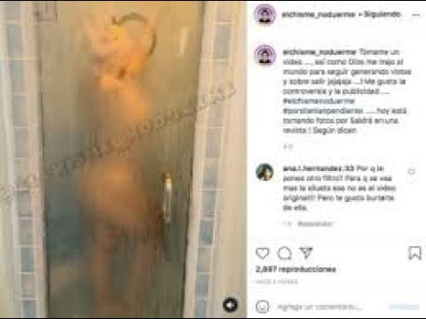 😍Chiquis Rivera desnuda en la regadera👓 y borra el video minutos después