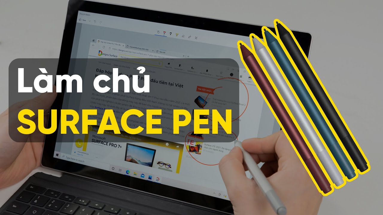 Hướng dẫn làm chủ Surface Pen