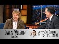 Owen Wilson Takes The Colbert Questionert Part One Owen Wilson Takes The Colbert Questionert Part One