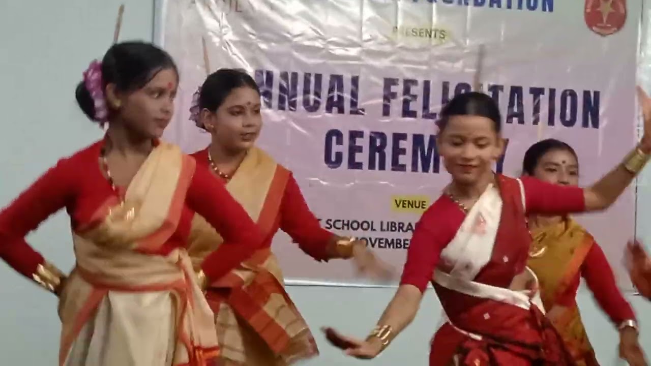 Bihu Dance with Shreyashi and her group on 15th November 2025 in Projexel Foundation Annual Program.