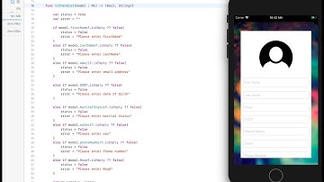 Swift 5 & Xcode 11,  How to use SignUp validation using model and ViewModel Swift 5.1