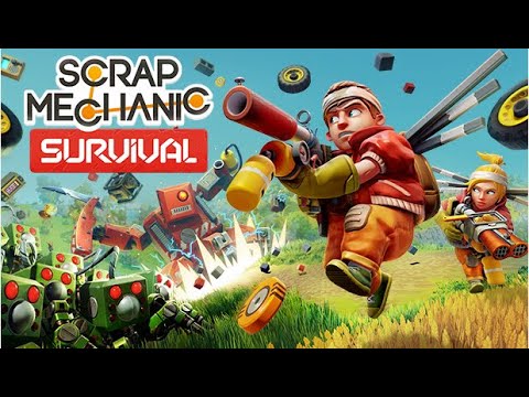Битва построек В Scrap Mechanic😲 Двойной стрим!