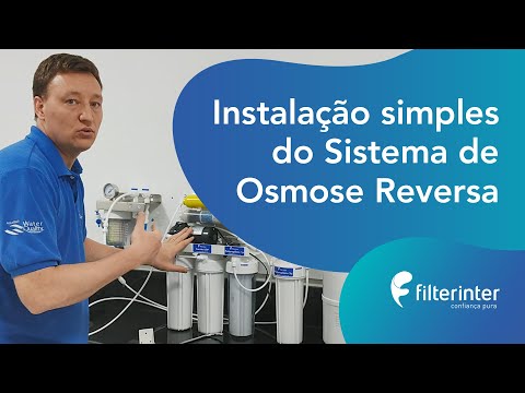 Vídeo: Como funciona um sistema de osmose reversa de 3 estágios?