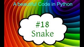 Python Tutorial deutsch, #18 Snake Profile