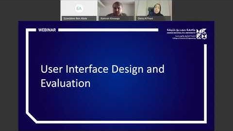 User Interface Design and Evaluation