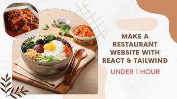 Make a restaurant website under 1 hour using React, Tailwind, DaisyUI