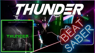 "Thunder" by Gabry Ponte, LUM!X, Prezioso - #mixedreality #beatsaber screenshot 3