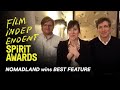 NOMADLAND wins BEST FEATURE at the 2021 Film Independent Spirit Awards