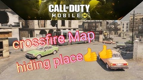 Hiding Location in crossfire Map for attack of the undead! sentry gun tip | Call Of Duty Mobile