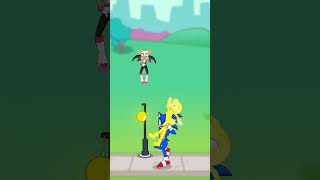 Sonic And Amy Story 2025 - Sonic And Amy Funny Dance #shorts