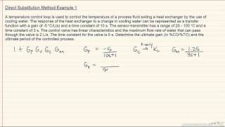 Direct Substitution Method Example 1