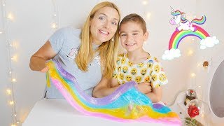 On fait du Slime Licorne Ft. Swan The Voice | Sophie Fantasy