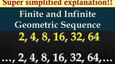 Grade 10 Math 1st Quarter | Finite and Infinite Geometric Sequence Differences