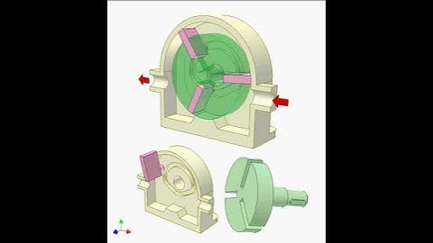 Pump of fixed disk cam