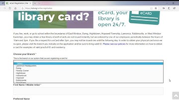 Online Library Card Registration in English and Spanish with Liz