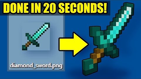 How to turn flat 2D textures into 3D models! - BlockBench Tutorial