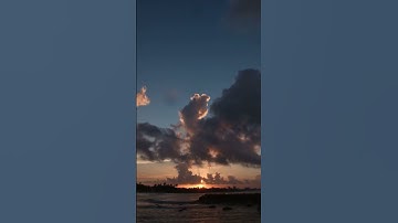 Beautiful Sunrise at Carabian Beach 😍✨😍 #shorts