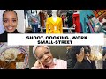 VLOG: Small street, cook with me, work, shoot | BONTLE MALEMA