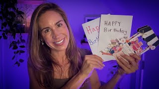ASMR | Birthday Storytime 🎂✨ A Cozy Chat + Birthday Gift Haul | Whispered screenshot 2