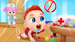 Medicine Is Not Candy 😱 Doctor Checkup Song | Funny Kids Songs | Bibiberry Nursery Rhymes