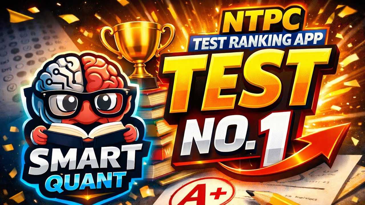 NTPC Test Ranking App | TEST No.1 🔥 Smart Quant Special - YouTube