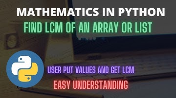 Python Program to Find LCM of any list of numbers