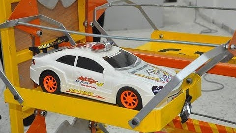 Automated  Rotary Car Parking System Full Demonstration 2018