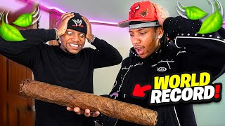 I BUILT THE BIGGEST BLUNT IN THE WORLD WITH SILKY... 💨