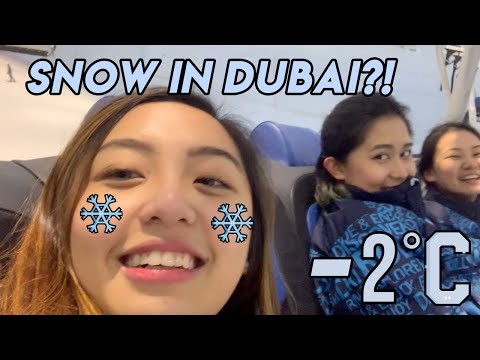 SNOW IN DUBAI??? | Ski Dubai Vlog