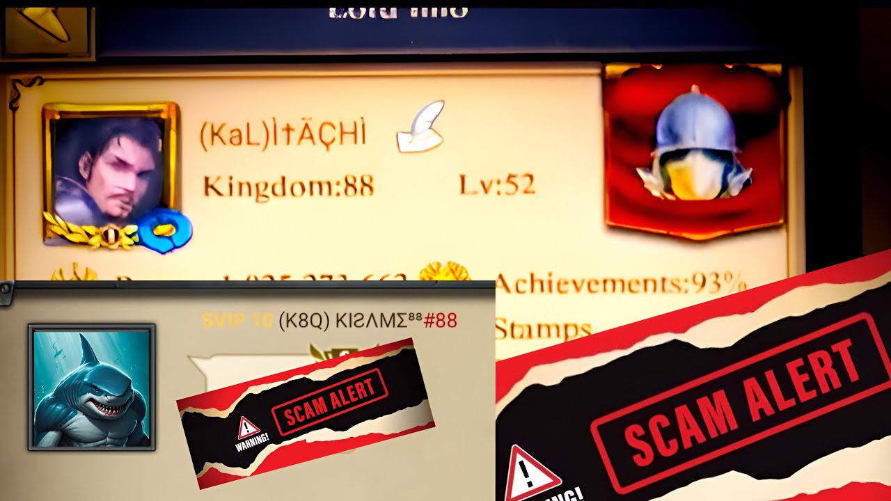 SCAMMER ALERT !!! SOREN !!! Clash of kings the west | PROOFS |
