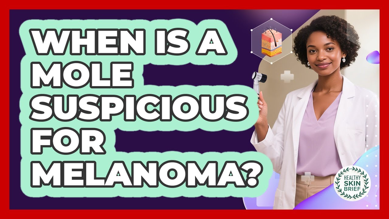 When Is A Mole Suspicious For Melanoma? - Healthy Skin Brief