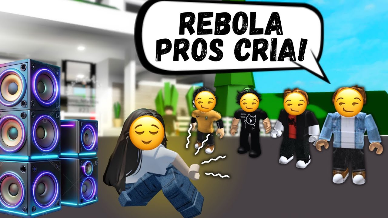 A menina que fazia baile funk dentro de casa e se deu mal !! - HISTÓRIA DE ROBLOX