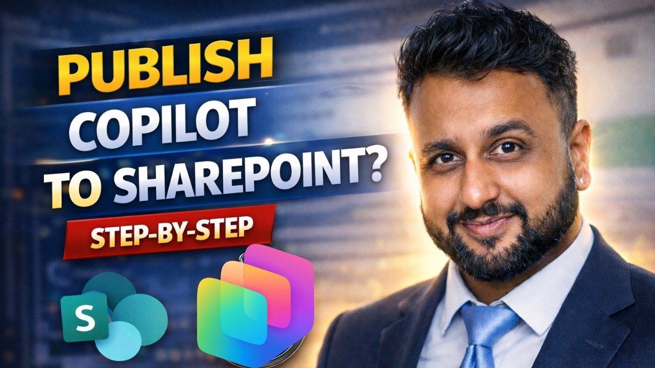How to Publish Copilot Studio Agent to SharePoint Site | Step-by-Step ...