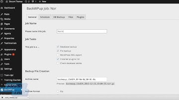 How to make a WordPress backup with BackWPup - PressThis