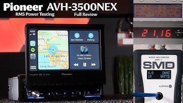 Pioneer AVH-3500NEX Single DIN 7" Motorized Stereo - RMS Power Testing