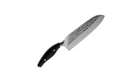 Curtis Stone Samurai Series 7" Hammered Santoku Knife