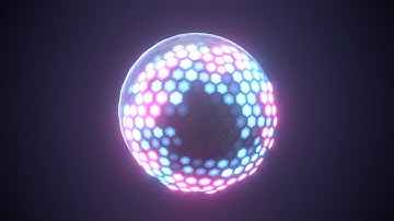 Hexagon Shield Impact - Blender Geometry Nodes 3.1 Field
