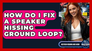 How Do I Fix A Speaker Hissing Ground Loop? - NextGen Viewing and Audio