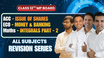 MP Board Class 12th | All Subject LIVE Revision Series Day 4 |  Concept Booster |  PACE |